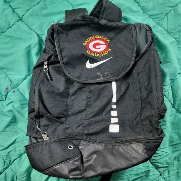 Nike Elite Hoops Black Backpack Saddleback Gauchos Travel Sports Casual